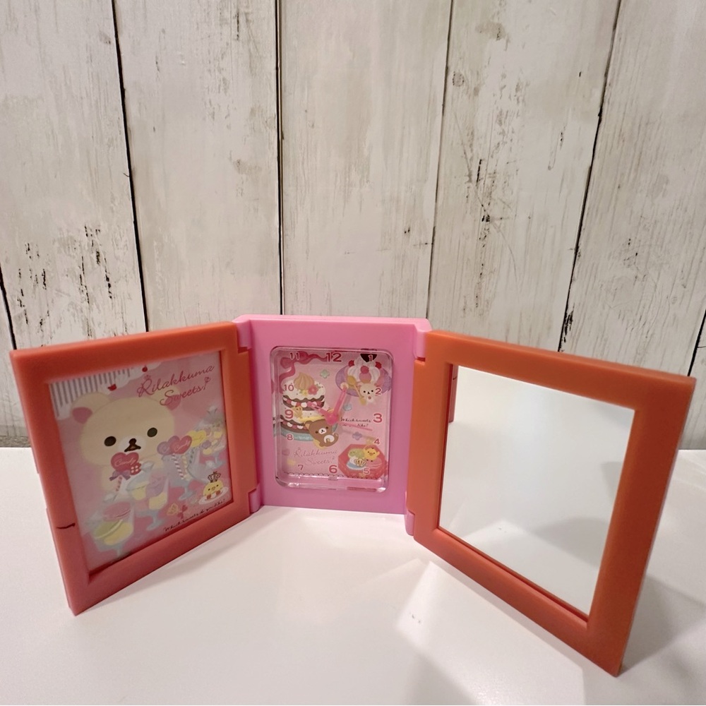 San-X Rilakkuma clock, mirror and photo frame